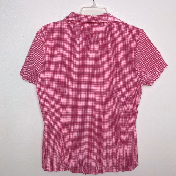 Christopher & Banks Red & White Plaid Top - Picture 2 of 7